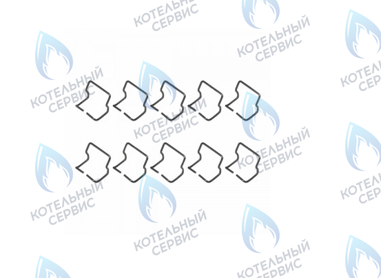 0020029605 Скоба, камера разряжения (комплект 10шт) VAILLANT в Барнауле