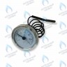 ST002 Термометр капиллярный круглый хромированное кольцо d 52 мм,  длина капилляра 550 мм, 0-120С в Барнауле
